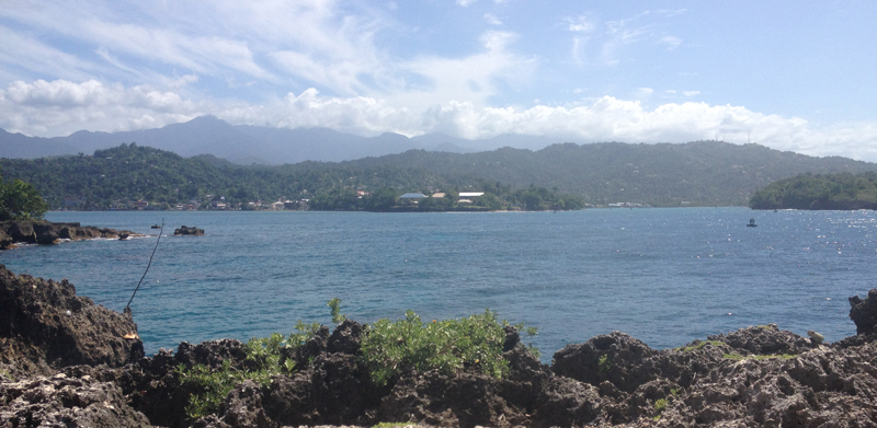 Port Antonio from Folly point