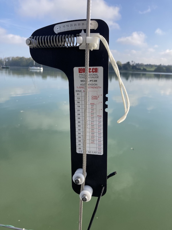 Rigging gauge Rigging gauge